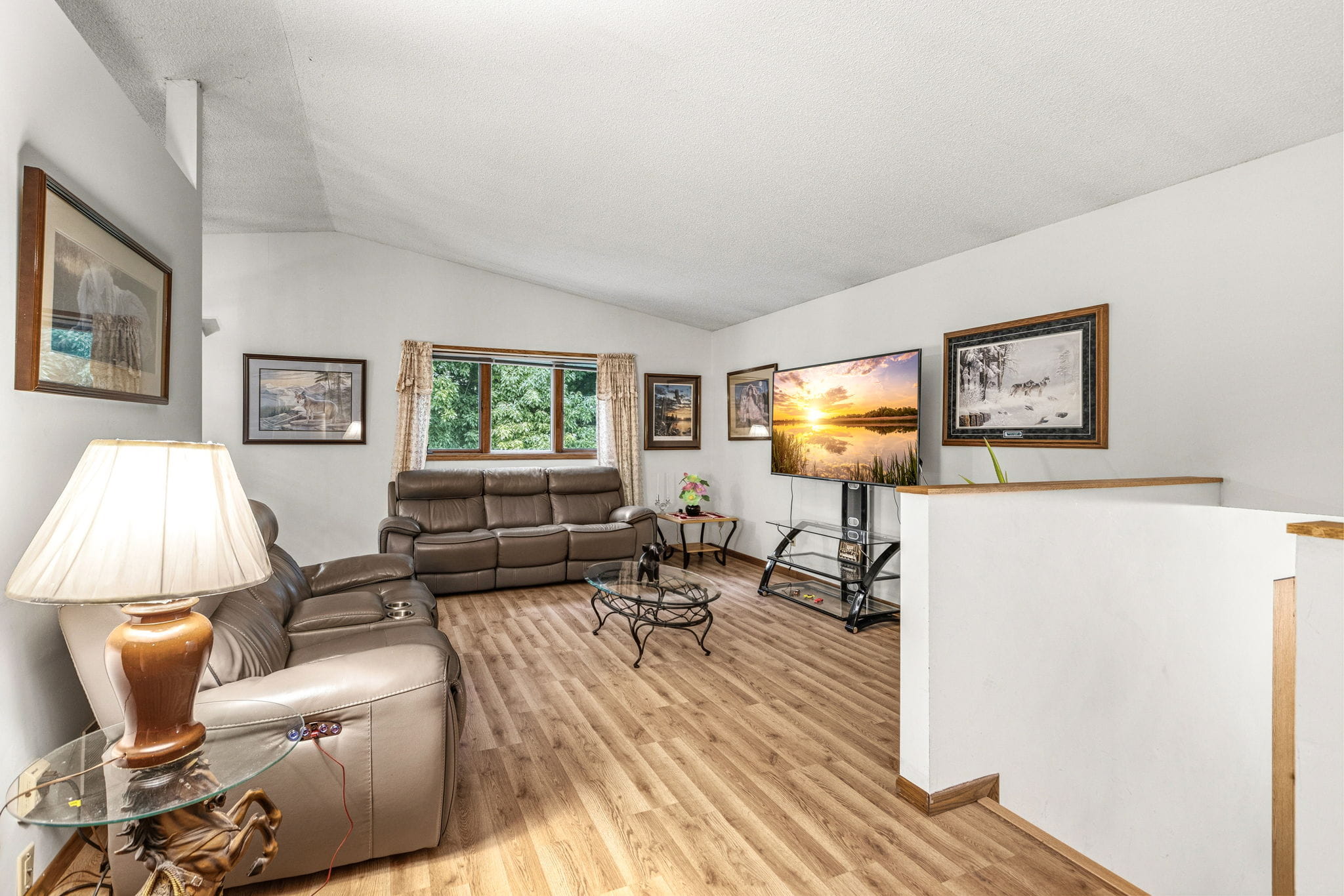 6672 Dawn Way, Inver Grove Heights, MN - vaulted-ceiling living room